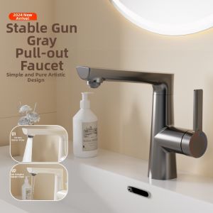 QIANMUYU | Adjustable Pull-Down Hot and Cold Mixer Faucet
