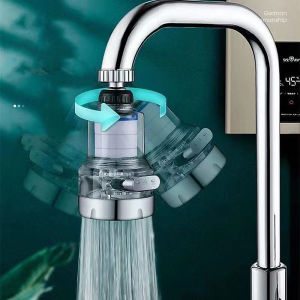 360 Degree Rotating Faucet Filters Bubbler Mount Anti-splash for Household Kitchen Bathroom Faucet Water Clean Filter Purifier
