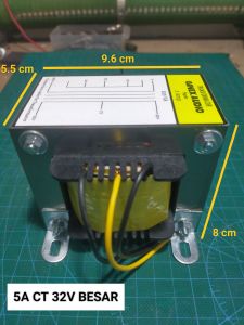 Trafo 5A CT 32 Tembaga murni Conection cable lebih efisiensi GINEX AUDIO