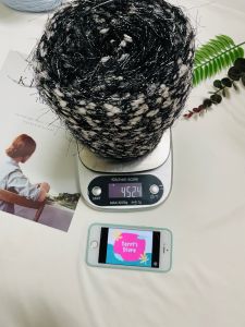 Yarn_Len sợi bông xù - Mi Pompom - Mi Xù đốm - Sợi Thu Đông (Siêu nhẹ - Siêu ấm - Trang trí sản phẩm hay chập cùng sợi khác)