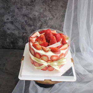 Transparent Thickened Hard Cake Mousse Disposable Baking Cake Edging 8/10/12cm Birthday Cake Decoration Kitchen Cooking Tools