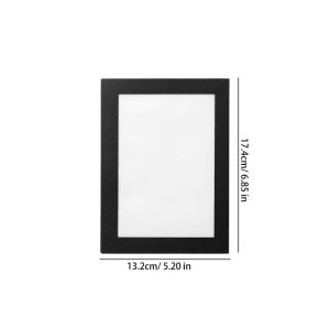 4Pcs Magnetic Wall Frame Poster Display Self-Adhesive Removable for Photos Minimalist Home Office Decor Refrigerator Stickers