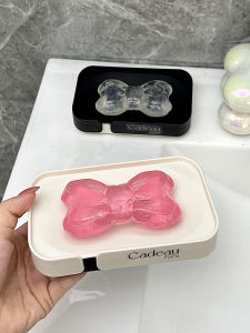 Double Layer Soap Dish Drainage Toilet Bathroom Sink Bar Soap Underwear Soap Storage Organizer Japanese Style Pure Color