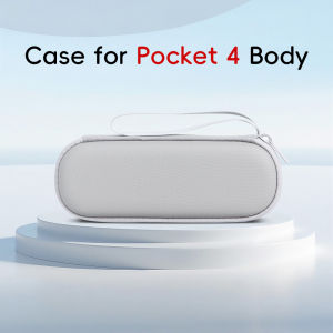 Carrying Case for Pocket 4 Portable Shell Protective Shockproof Storage Bag with Wrist Strap for DJI Osmo Pocket 4 Accessories