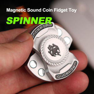 1PC Fun 3-In-1 Game Edc Fidget Toy Personalized Skeleton Ghost Fidget Spinner Alloy Fidget Slider Stress Release Toy Adhd Toys