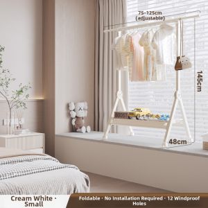 MINGZHI | Foldable Single-bar Drying Rack Adjustable
