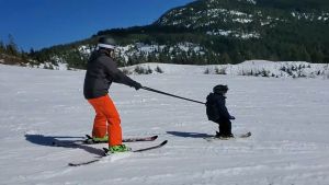 Sabuk Pengaman Anak Untuk Snowboarding 1 Set Children Ski Safety Belt Kids Ski Harness Training Belt