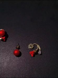 WSW - Perhiasan Wanita Cantik ANTING TULIP MERAH26