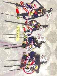 Wayang kertas Paket 5 KURAWA DURYUDONO SENGKUNI BUTO CAKIL ASWOTOMO KARNO