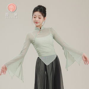 Classical Dance Costume Cheongsam Collar Top And Skirt Practice Uniform for Women Clearance Sale Elegant Sportswear