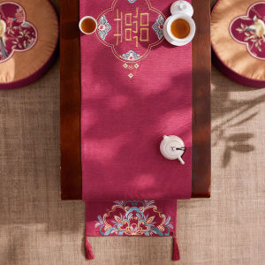 ZHIXIAO | Red Wedding Table Banner