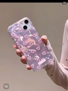 CASEPIPI Case hp VIVO Y28 Y03 Y18 Y100 Y17S Y27S Y36 Y22 Y21 Y20 Y17 Y16 Y15S Y02S Y20 Y33T Y15 Y12 Y11 Y91C Y1S Y12S Y20S Y20A Y50 Y53S Y51 Luxury Waves Water Cute Loving Heart Cartoon Pearl Bracelet Hard Case