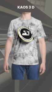 Kaos 3D 3 Dimensi Juvntini Logo Premium Bangkok Thailand