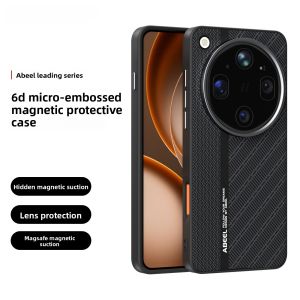 szhaiyu | For OPPO Find X9 Ultra X8s+ X8 Pro Phone Case for Magsafe Magnetic Wireless Charge Leather for Find X9 Pro Shockproof Cover