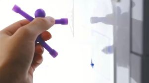 9PCS Q Man Magnet Bendable Novelty Cute Rubber Kids Magnetic Men Toy Gift Refrigerator Sticker