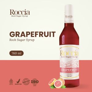 Roccia Rock Sugar Syrup Grapefruit - Syrup Gula Batu Rasa Jeruk Limau 760ml
