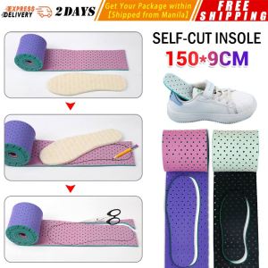 ❤️【Same Day Delivery】【150CM】1 Roll Self-cut Insoles For Shoes Soft Comfortable Sport Shock Absorption Shoe Inserts Adult Kids Universal Insole For Feet Sole ZJJ-Self-Cutting-Insole