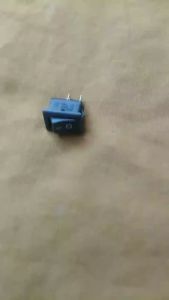 Saklar Kecil Mini Merah / Hitam 21x15mm Saklar Rocker Switch 2 pin kaki Skakel Karaoke Mini On/Off