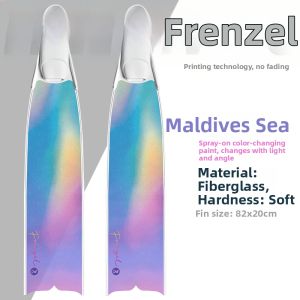 FRENZEL | Color Changing Glittery Fiberglass Diving Fins