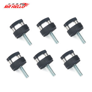 6Pcs/set Aluminum Hard Top Quick Removal Fastener Thumb Screw For 2007-2018 Jeep Wrangler JK 2DR And Unlimited 4DR