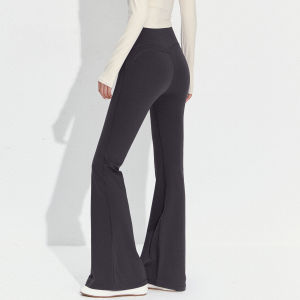 High Waisted Butt Lift Flared Yoga Pants
