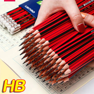 30pcs Red/Yellow Pencil Professional Drawing Graffiti Art Supplies Primary School Student HB Pencil With Eraser High-Quality Writing Pencil Sketch Pencil
