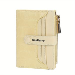Baellerry Brand Wallet Women 2023 New Womens Short Wallet Buckle Sanded Leather Coin Purse Mini Female Purses Carteras