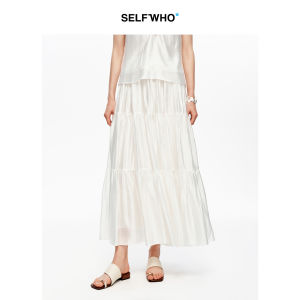 Acetate Blend French V-Neck Ruffled Sleeveless Blouse