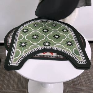 พรมห้องน้ำ รูปตัว U ดูดซับน้ำดี กันลื่น สําหรับห้องครัว ตกแต่งบ้าน