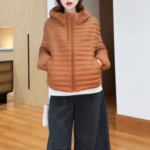 Shalldoer | Warm Lightweight Hooded Design Womens Down Coat