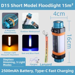 JUJINGYANG | Long-lasting Emergency Outdoor Lighting Multi-function Magnetic Lamp