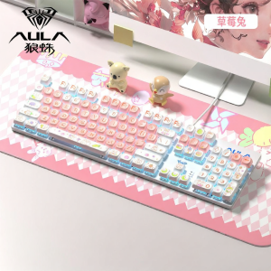 AULA | Office and Gaming Wired 104-Key Mechanical Keyboard