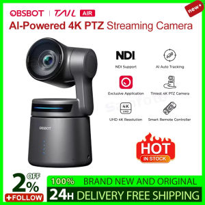 IN STOCK! OBSBOT Tail Air NDI Streaming Camera 4K AI Tracking PTZ Camera with APP Gesture Control HDMI/USB-C/Wireless Webcam