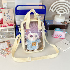 กระเป๋าสะพายข้างผ้าฝ้ายนุ่มขนาดเล็ก สไตล์ญี่ปุ่น ลายการ์ตูน กระเป๋าสตรีสดใส กระเป๋าถือแบบลำลองสำหรับวัยรุ่น