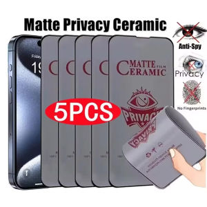 1-5pcs Matte Ceramic Privacy Screen Protector for Samsung S25 Ultra S24 S23 Plus S21 FE A55 A54 A53 A52 A35 A34 A33 A25 A23 A15