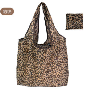 Reusable Shopping Bag Nylon Foldable Grocery Bag Creative Eco-Friendly Tote Bag Lightweight and Durable