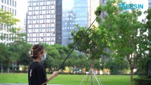 Telesin 1.16m carbon fiber selfie stick ไม้เซลฟี่คาร์บอนไฟเบอร์ ยาว1.16m ส่งจากไทย
