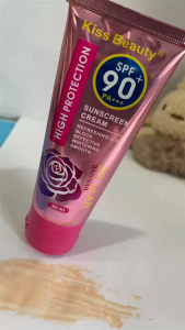 2pcs KISS BEAUTY Tinted Sunscreen SPF90 PA+++ Whitening & High UV Protection