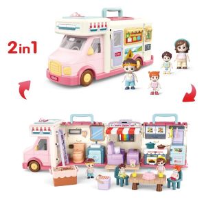 2 in 1 Play Kit Touring Car Baby Sensory Fine Motor Skills Toy Christmas Birthday Gift Toys Child Car Truck