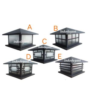 lampu pagar PB ceper Rumah lampu pagar lampu atas pagar taman lampu hias lampu dekorasi taman dll