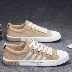 Giày Vải Nam Đế Phẳng Thường Ngày Mùa Thu Giày Thể Thao Giày Đế Bằng Thời Trang Cho Học Sinh Giày Vải Đa Năng Giày Thời Trang