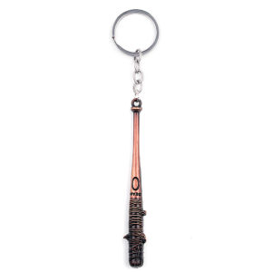 Bandai | The Walking Dead Stick Keychain Negans Bat LUCILLE Baseball Bat shape Key Chain For Men Car Keyrings Accessories
