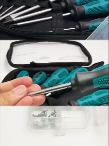 9PCS Home Appliance Repair Screwdriver Set Magnetic Screwdriver Set for Electronics Repair Home Maintenance