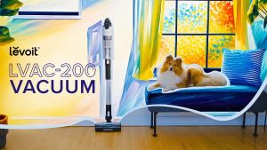 Levoit LVAC-200 Cordless Stick Vacuum Cleaner Anti Kusut Vakum Debu Bulu Hewan HEPA Filter Black