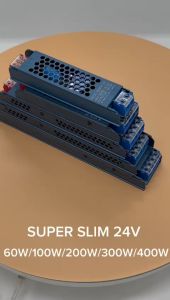 Power Supply Adaptor Switching Trafo LED Strip 24V 60W / 100W / 200W / 300W / 400W 24 Volt Ampere SUPER SLIM