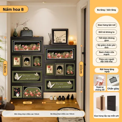 CTYLIGHTZ | Tủ Giày Sân Vào Narrow Mỏng Thiết Kế Gập Thép