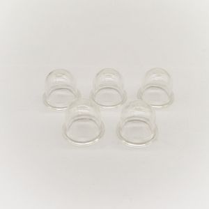 5pcs durable replacement universal carburetor transparent bulb garden machinery lawn mower oil cup