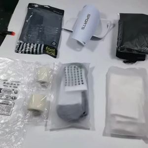 5PCS Set Men Women Anti-slip Football Socks Elastic Pressure Socks Bandage Drawstring Football Bag Sports Shin Pads