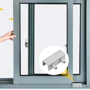 1PC Sliding Sash Stopper Cabinet Lock Strap Door Security Anti-theft Lock Window Sliding Door Baby Kids Child Safety Doors Lock