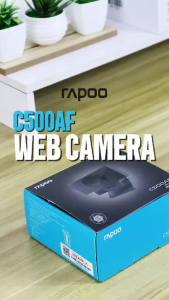Rapoo C500AF กล้องเว็บแคม 4K ออโต้โฟกัส มุมมองกว้าง ไมค์คู่ ใช้เรียนและประชุมออนไลน์ Plug-and-Play
